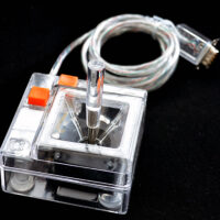 3D Printed Apple II Joystick – clear Special edition